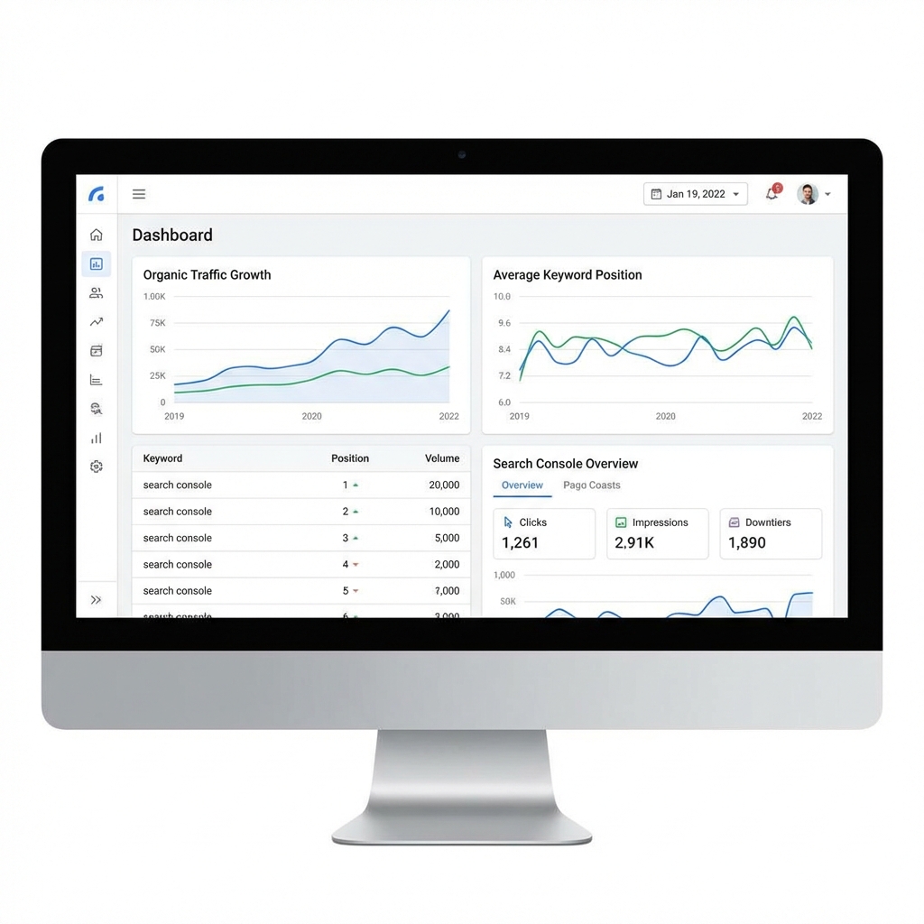 AI Content SEO Dashboard