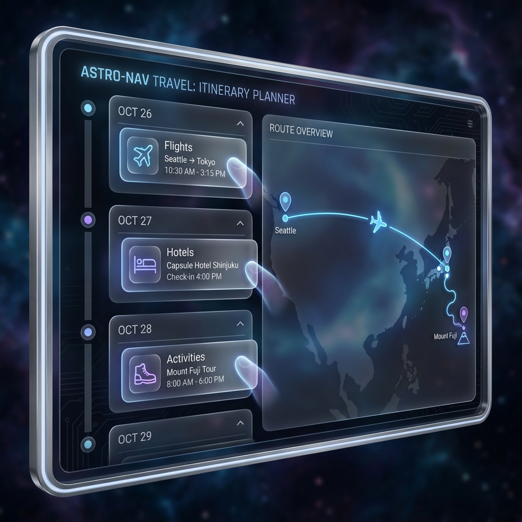 Itinerary Builder UI